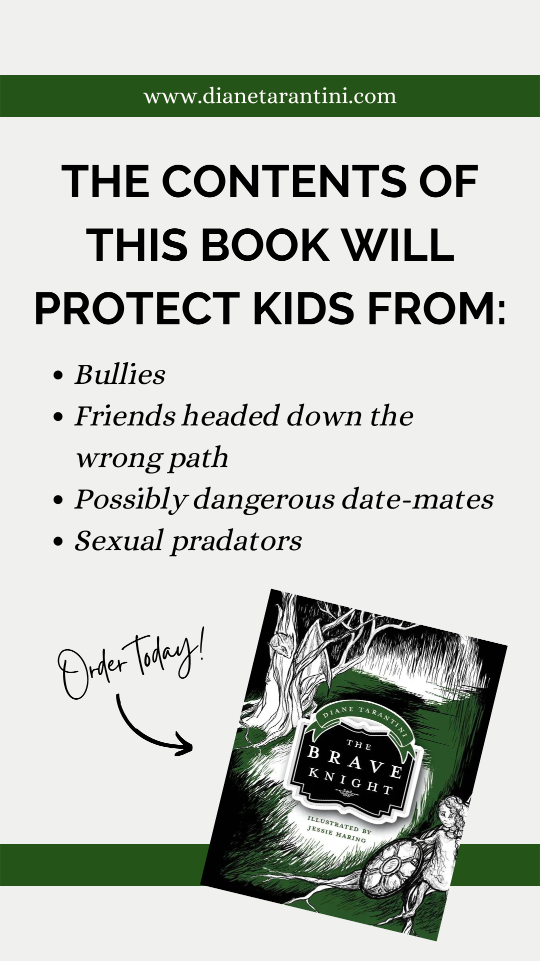 The Book Every Child Needs to Read, "The Brave Knight" by Diane Tarantini