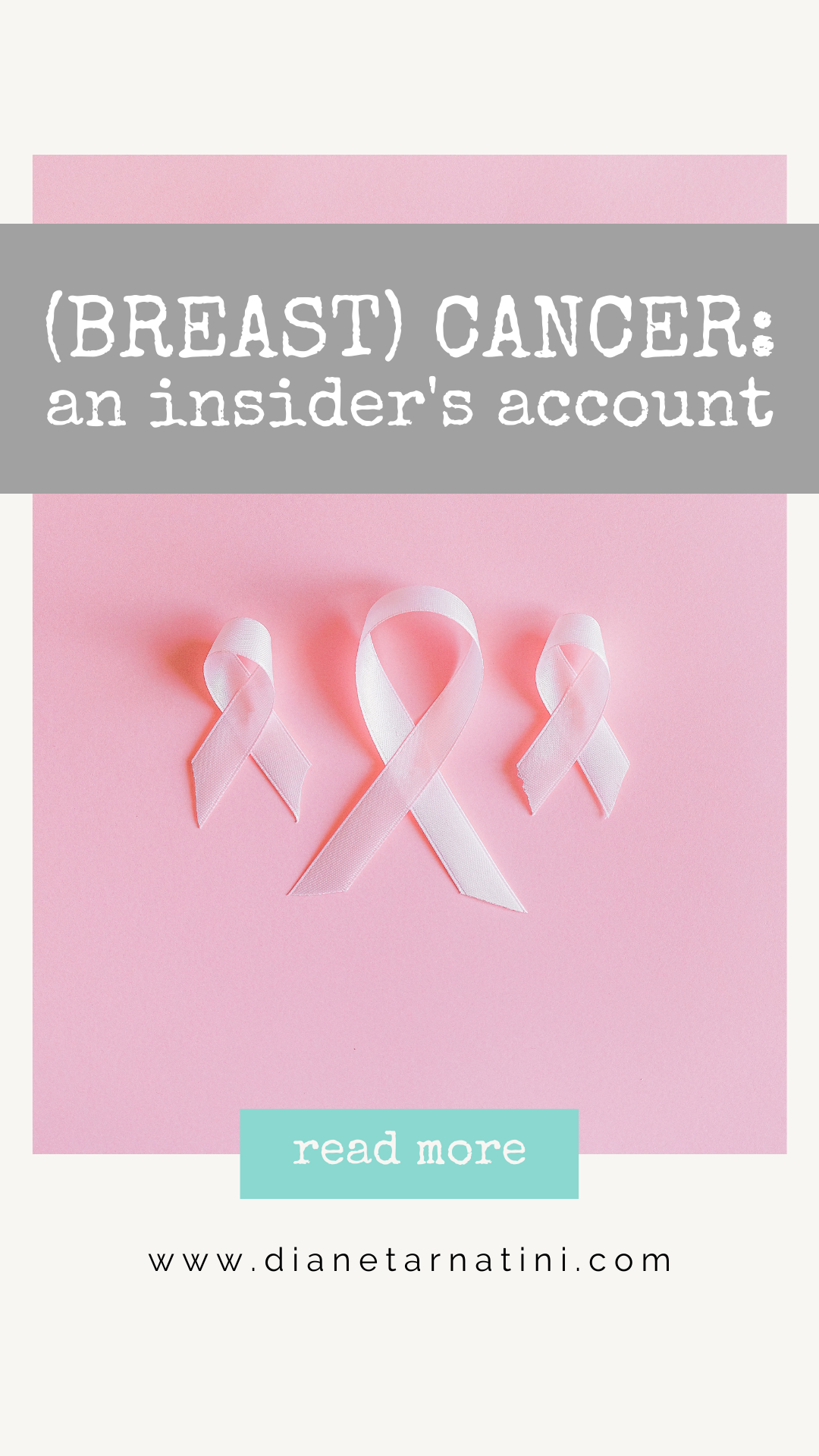 Breast Cancer from an insider