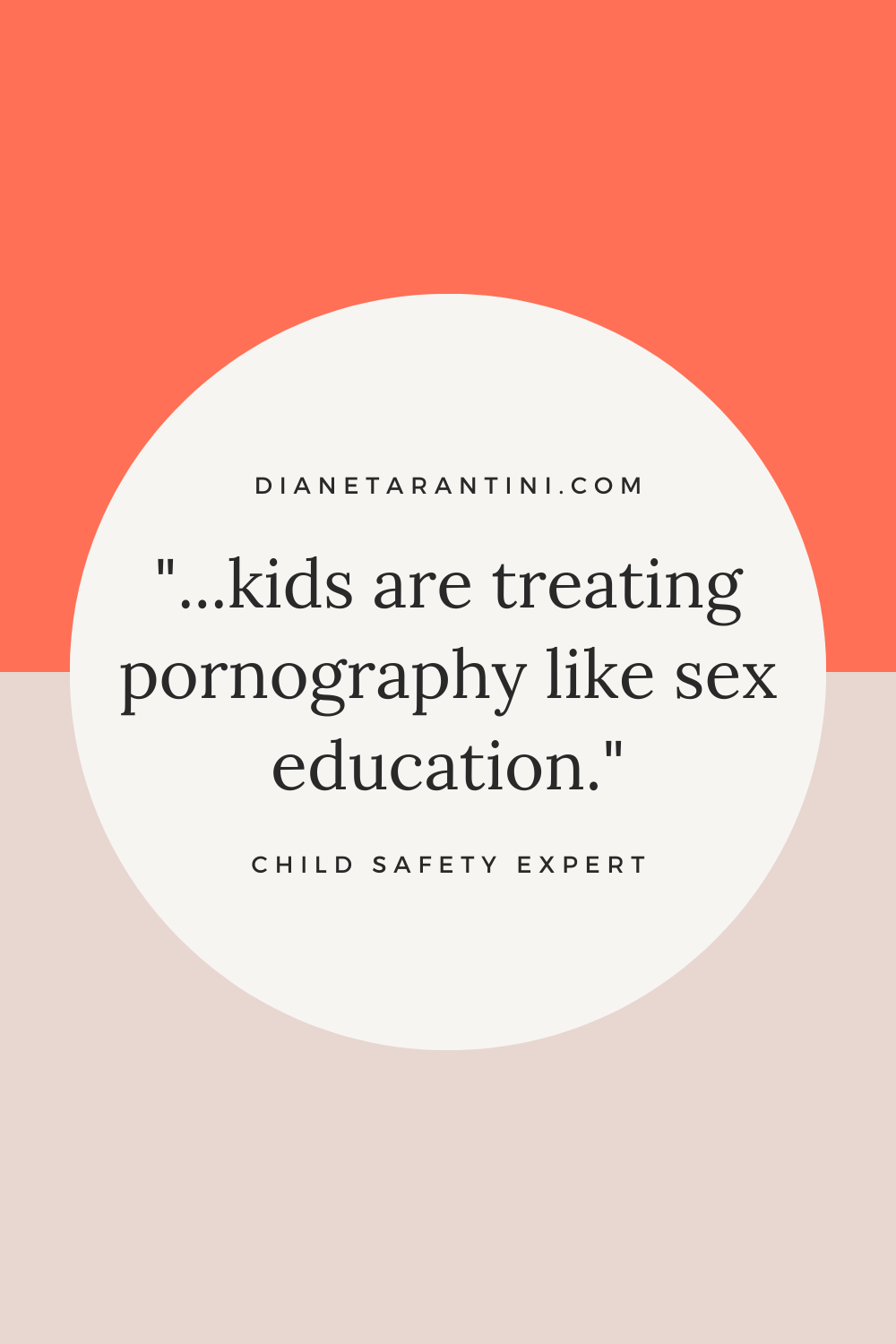 Why are kids looking for pornography