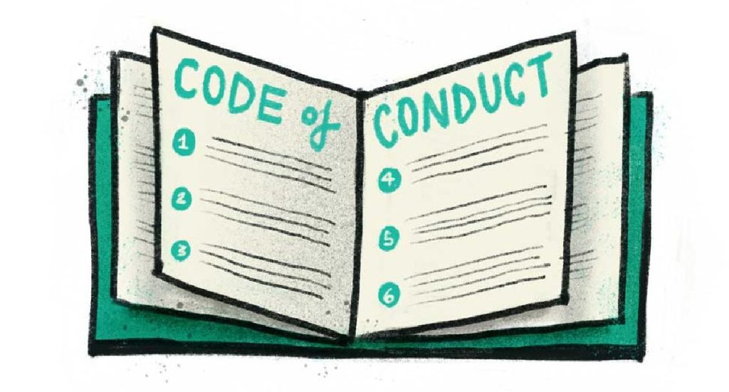 A Family Code of Conduct: What is it and why do you need one? image of code of conduct document. A Family Code of Conduct is another way to protect the kids you're raising.