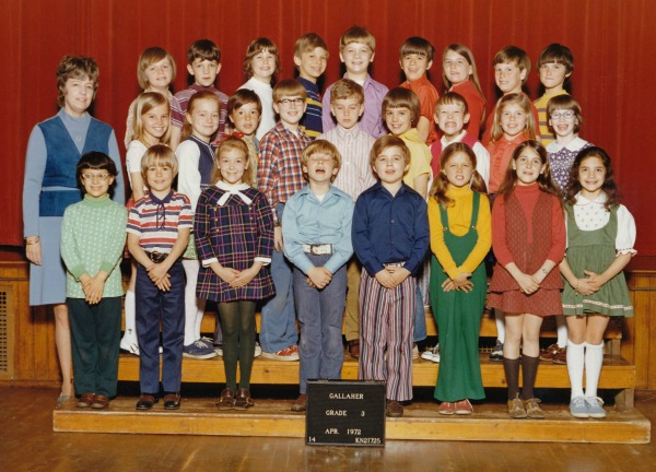 How to decrease school shootings: image of my 3rd grade class and our teacher.