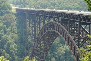 A Scaredy Cat's Guide to Travel: Image of the New River Gorge Bridge by Patrick Conrad.