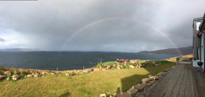 Scotland vs. America: image of a Scottish rainbow