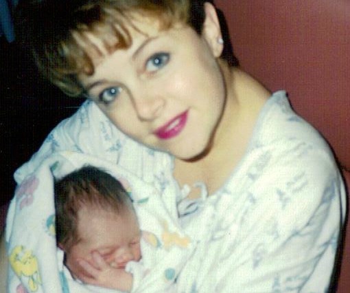 Forever Changed (post for Josy's birth story) image: Josy in my arms on the day she was born.