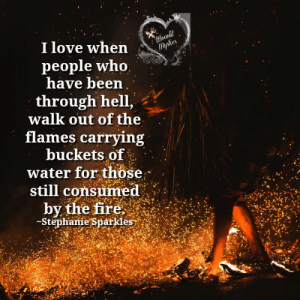 Surviving Hope: meme about people walking through hell