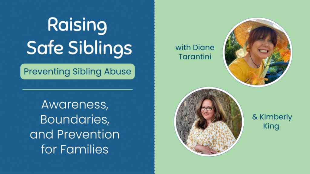 Image of the "Raising Safe Siblings" course on sibling sexual trauma and abuse